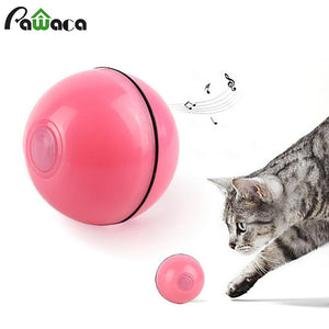 Cat Toys Smart Interactive Automatic Rolling Ball Active Jump Rotating Ball  USB Electric Intelligent avoidance obstacle Pet Toy