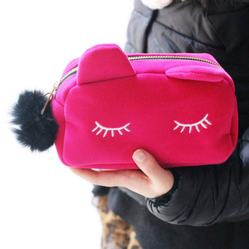 Makeup Bags Cat Design