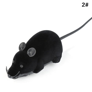 2018 Hot Sale New Colorful Funny Pet Cat Mice Toy Wireless RC Gray Rat Mice Toy Remote Control Mouse for Kids Toys Freeshipping